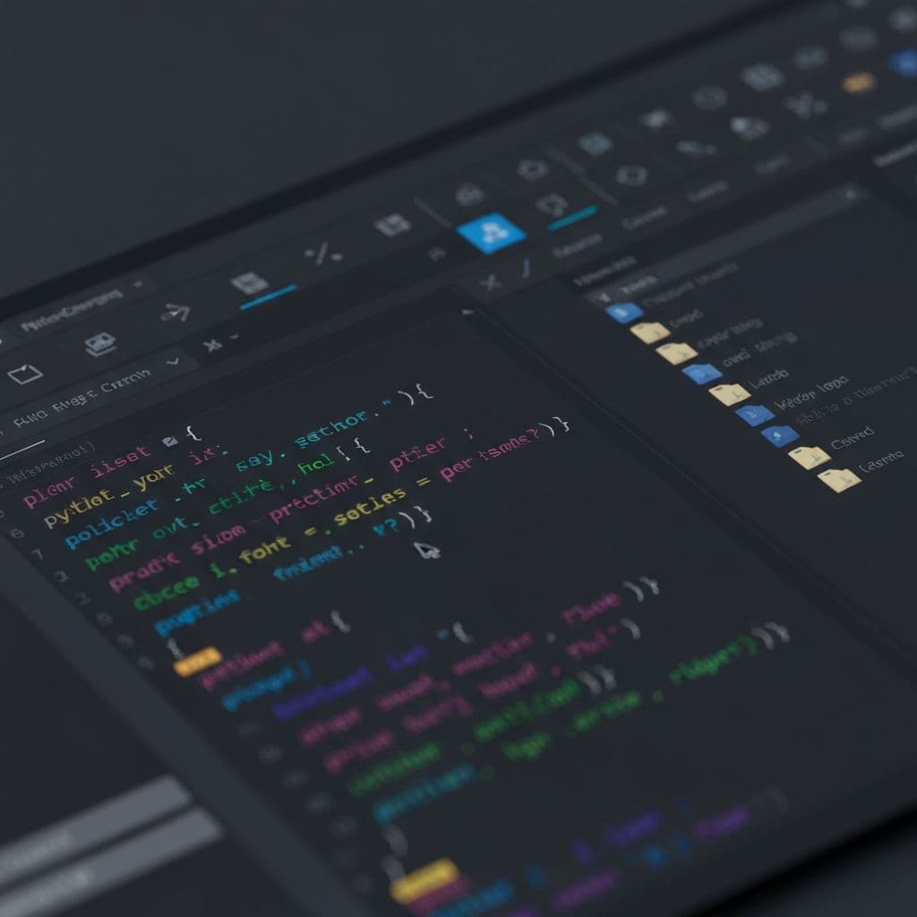 Code editor showing the project structure